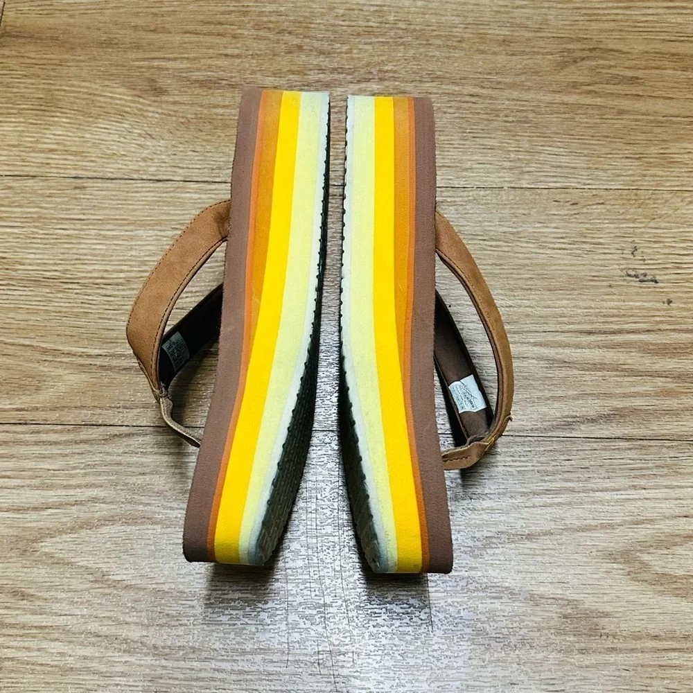 Sam & Libby brown platform sandal